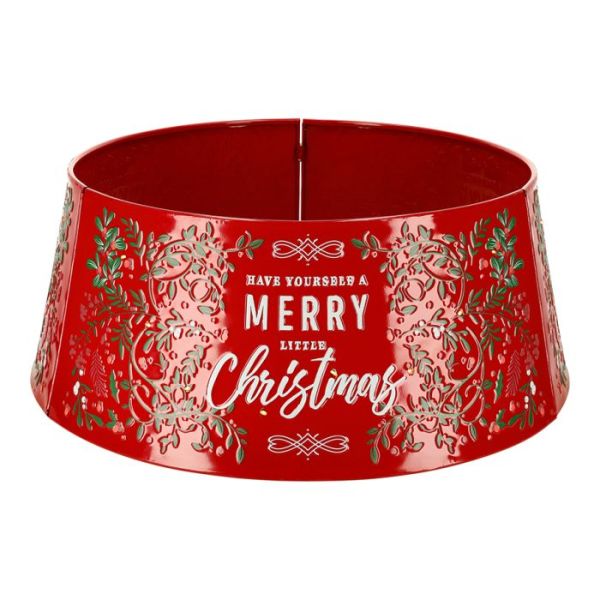 Tree skirt All I want for Christmas metal
