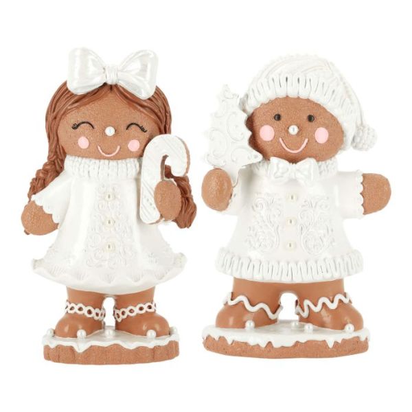 Gingerbread boy &amp; girl poly
