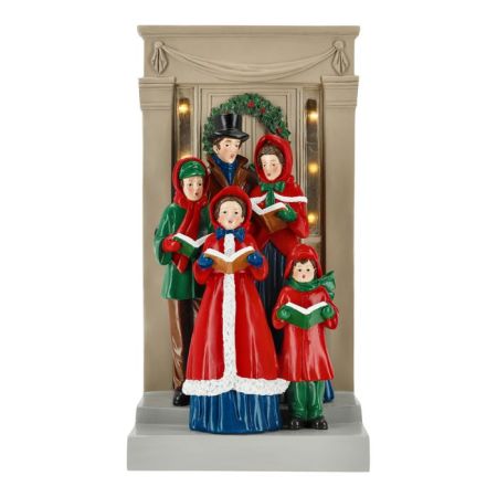 Carol singers door poly