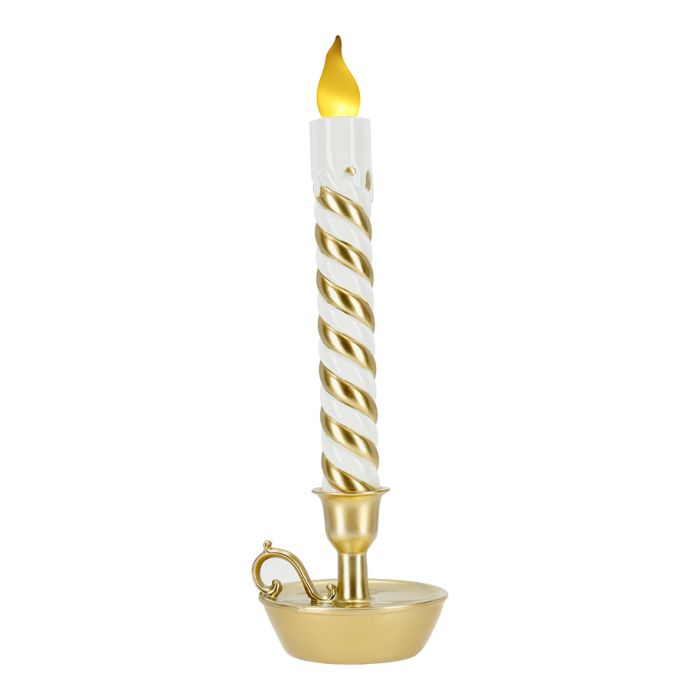 Candle with holder poly