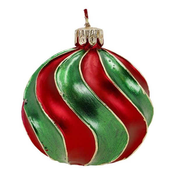 Christmas ball candle, set of 2pcs