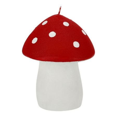 Mushroom candle 14cm