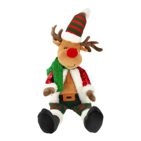 Animated deer sitting