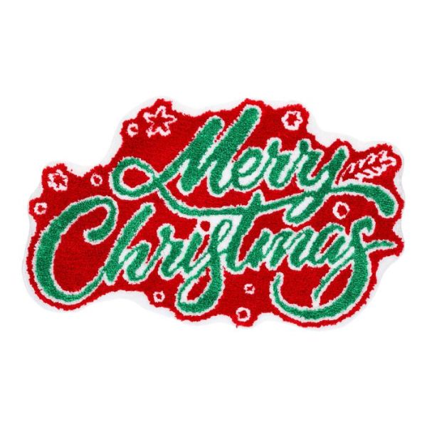 Floormat Merry Christmas red/green