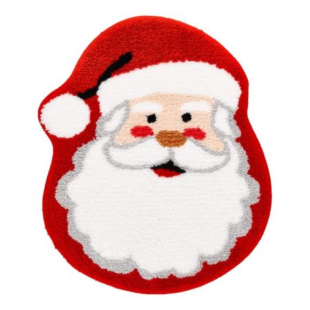Bath mat Santa head