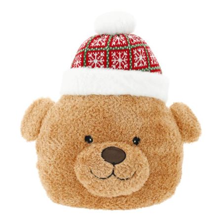 Bear with hat pillow