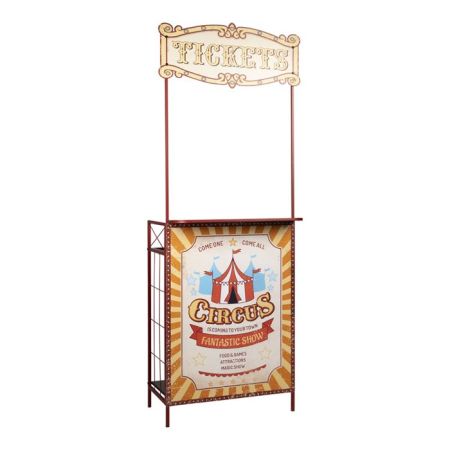 Circus ticket counter 180cm metal