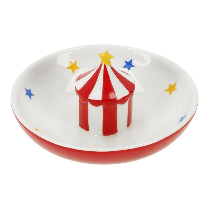 Candy plate circus ceramic