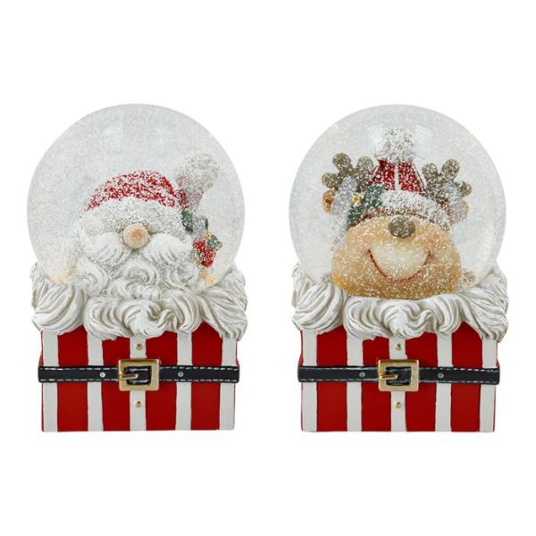 Waterball Santa & deer 2ass