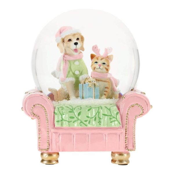 Waterball cat &amp; dog in sofa