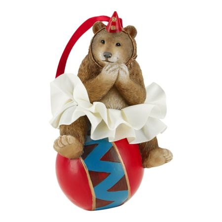 Circus bear hanging ornament