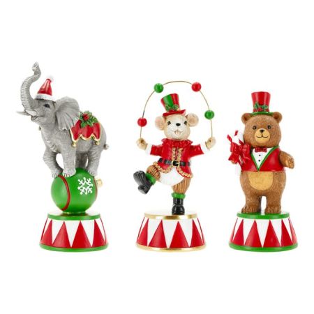 Circus mouse, elephant &amp; bear poly