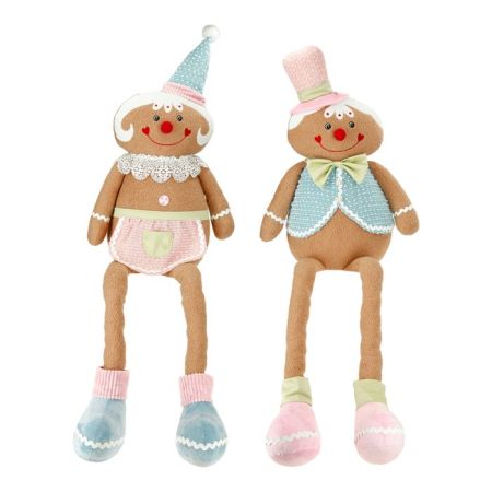 Gingerbread hanging legs 2ass