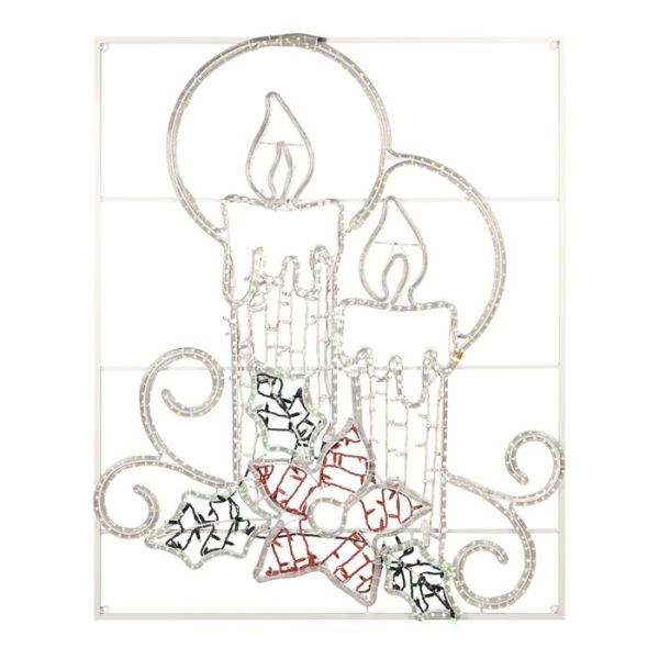 Candles LED string 150x120cm